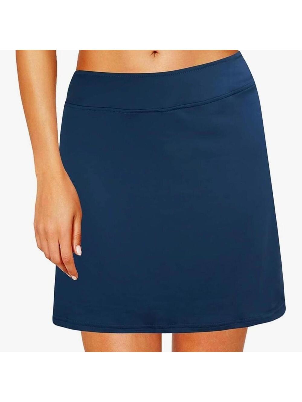 Women's Navy and Blue Skirt